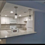 Sample kitchen after